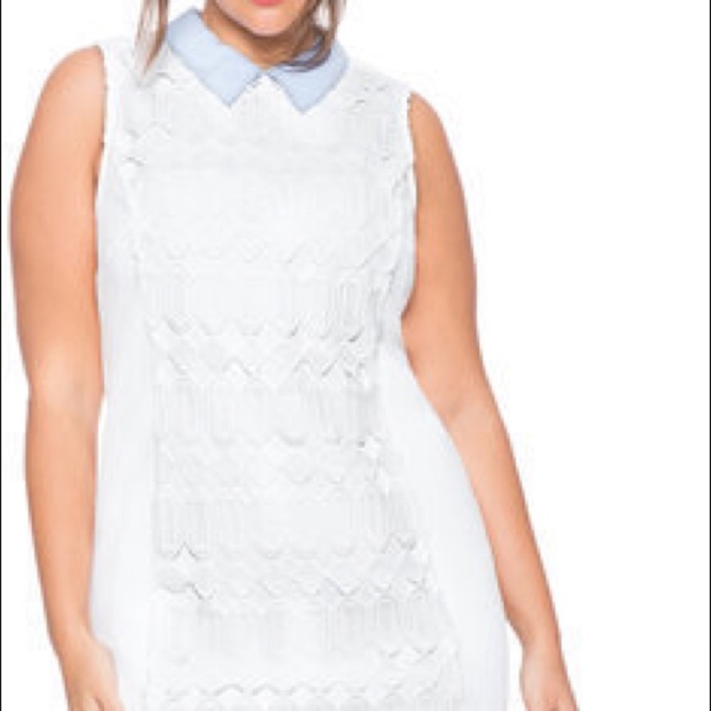 White Eloquii dress